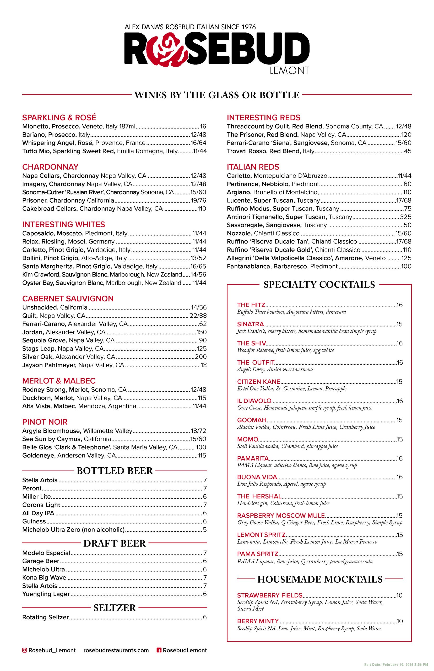 Rosebud lemont Menu 3 5 26 Page 2